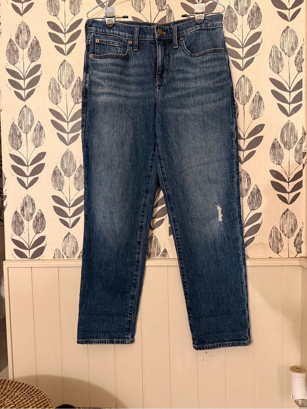 J. Crew Women's Dark Blue Boyfriend Jeans
